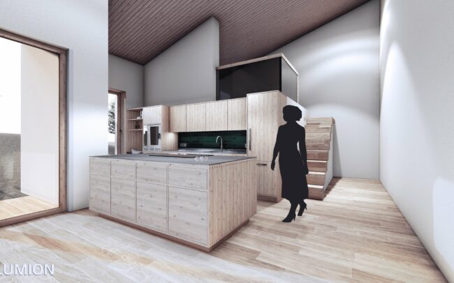 Projekt Tannenzapfen Küche Design Interior